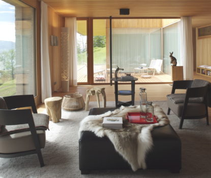 Chalet moderne et contemporain, style cocon cosy