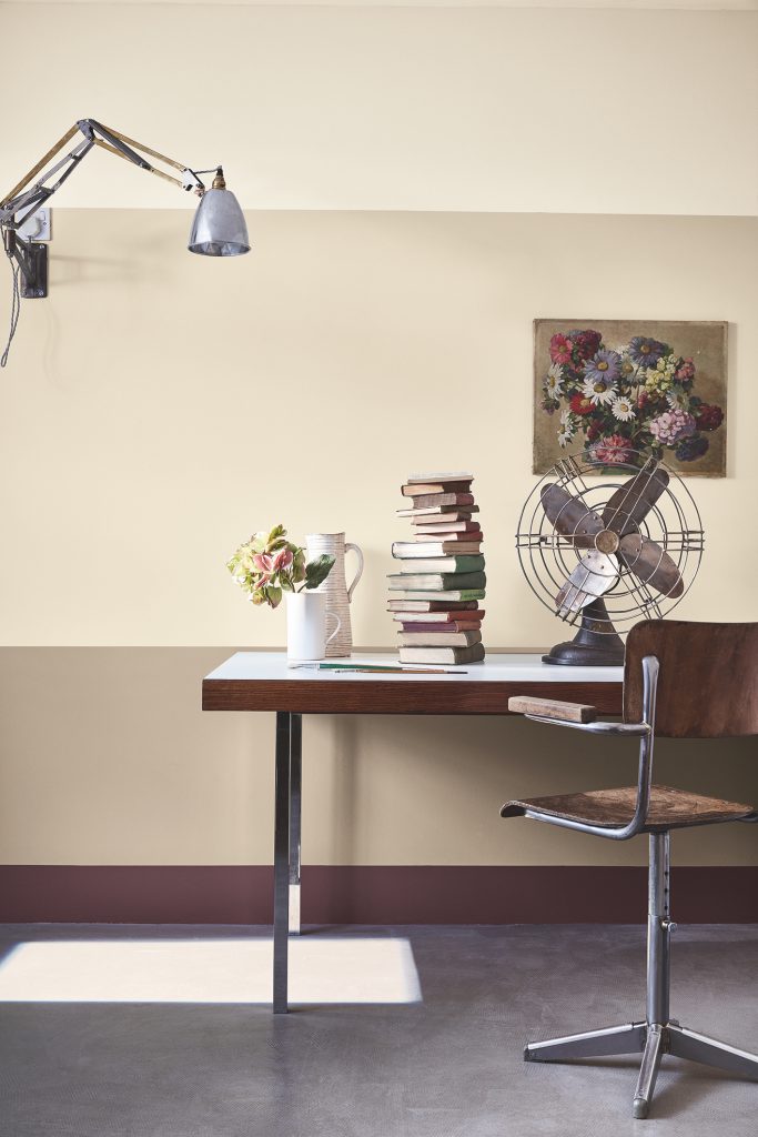 Un mur graphique en peinture décorative
