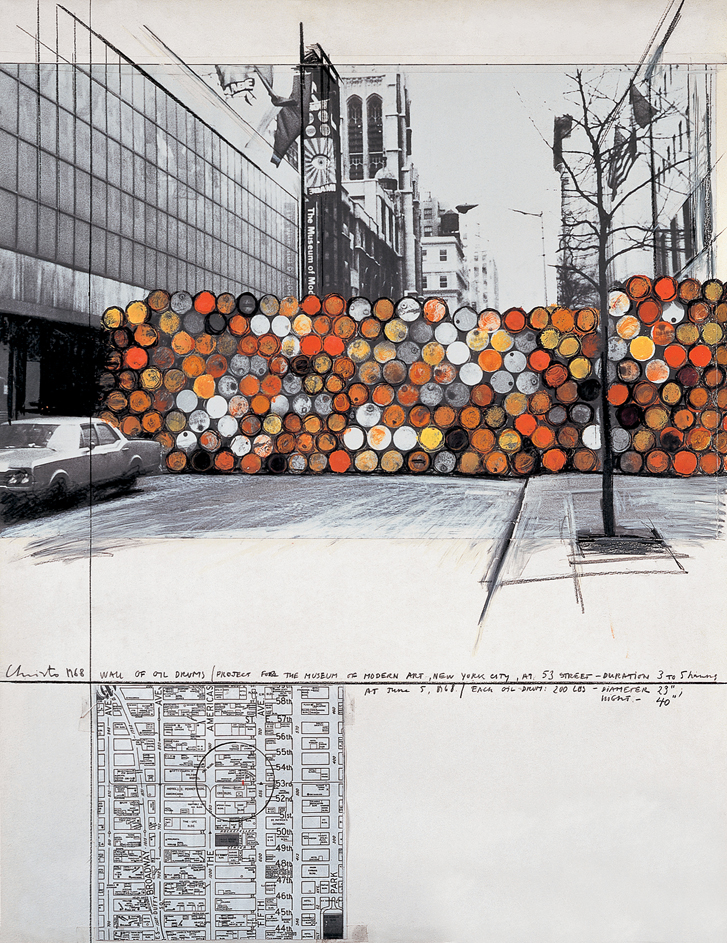 Exposition Christo, ING Art Center de Bruxelles © Christo