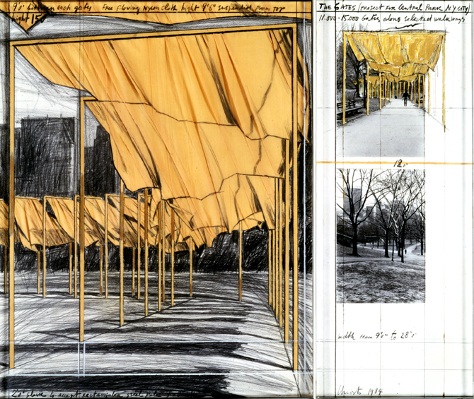 Exposition Christo, ING Art Center, Bruxelles © Christo