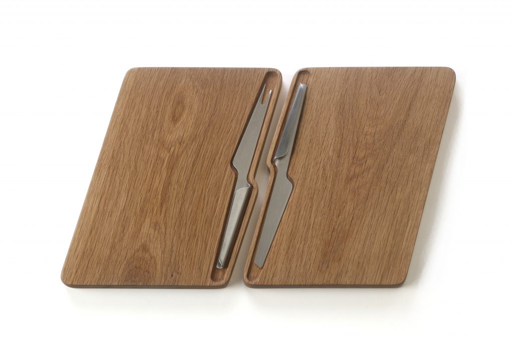 cadeau de Noël design. Plateau à fromage Fold. Shibui.