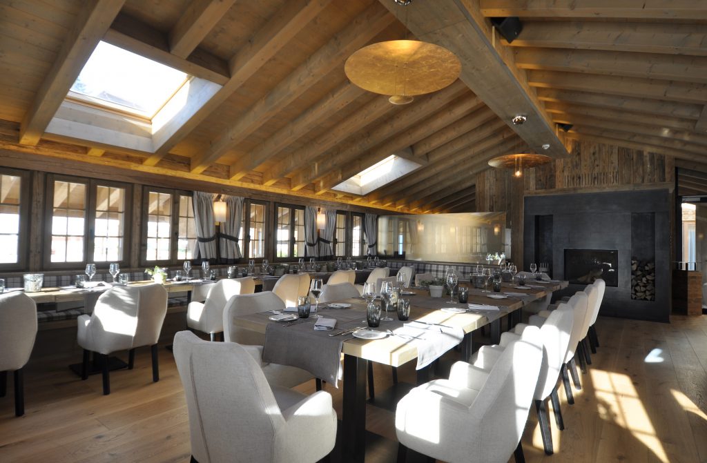 Hotel Rougemont, Rougemont (Vaud) Le restaurant