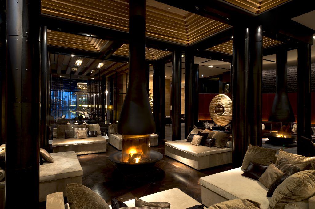 The Chedi, Andermatt - le lobby