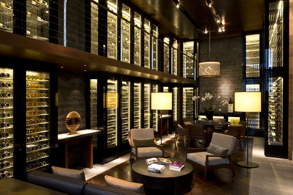 The Chedi, Andermatt, le bar à vin 