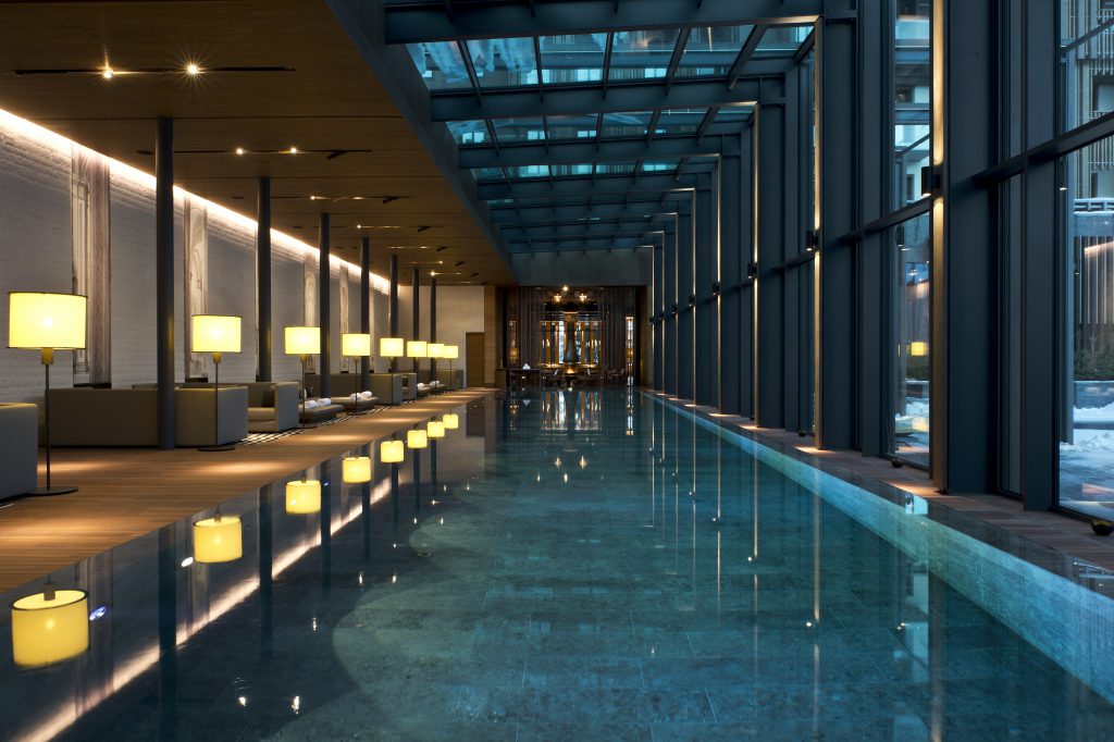 The Chedi, Andermatt piscine intérieure