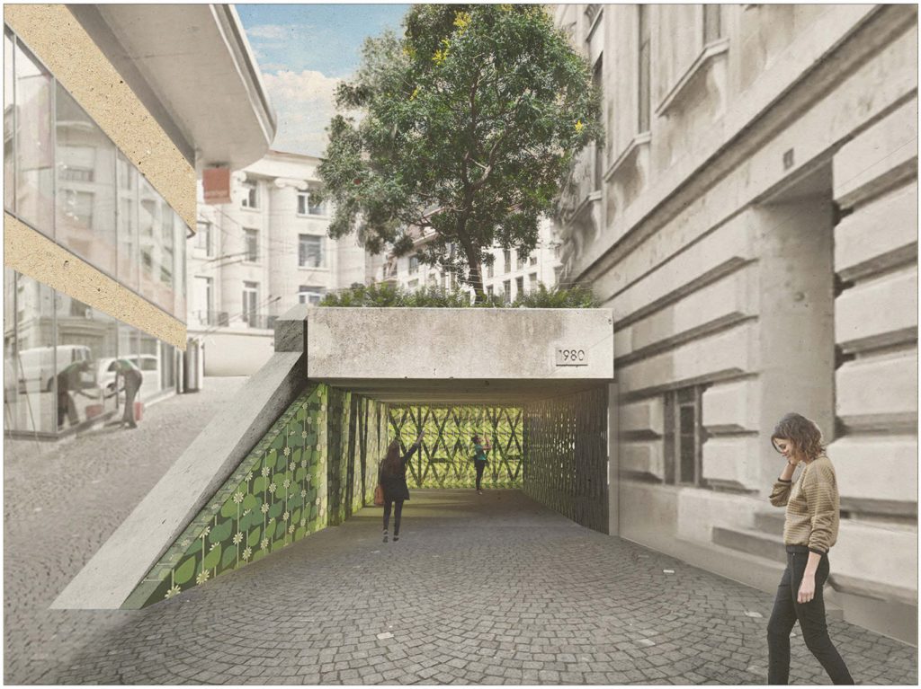 Passage Saint-François. Lausanne Jardin 2018