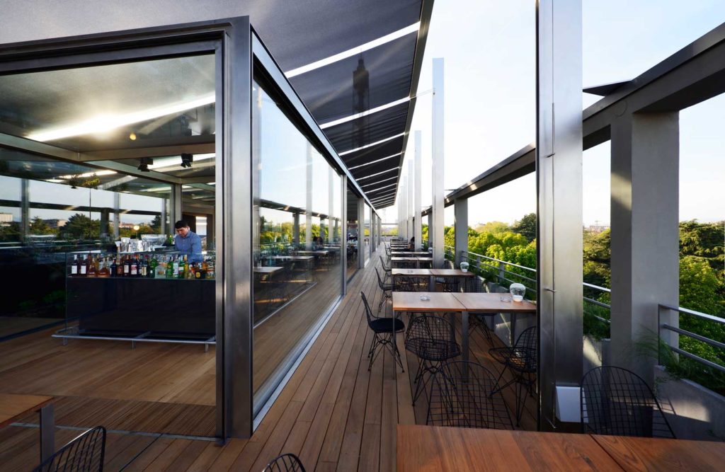 La Terrazza Triennale. Restaurants et bars design Milan