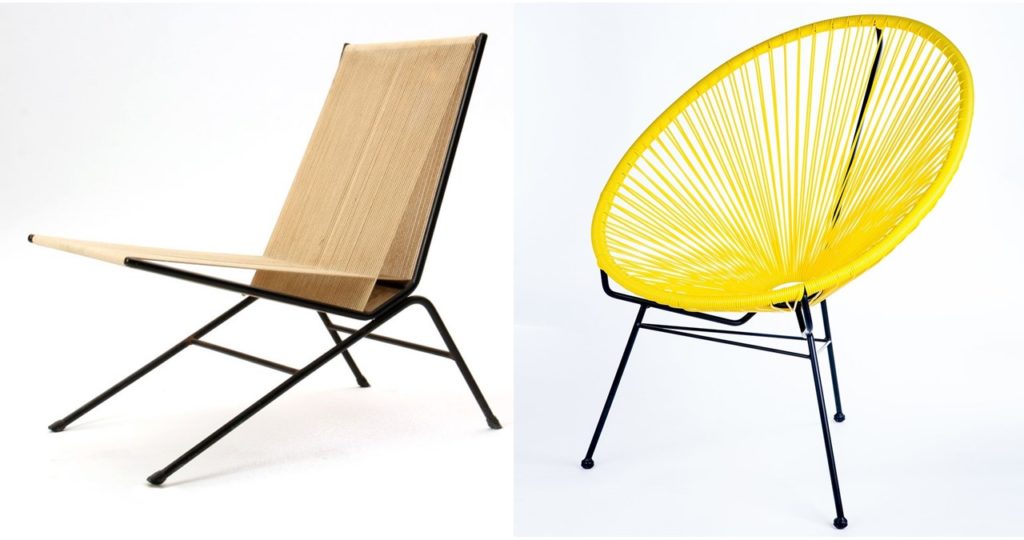 String chair, chaise Acapulco, espaces contemporains