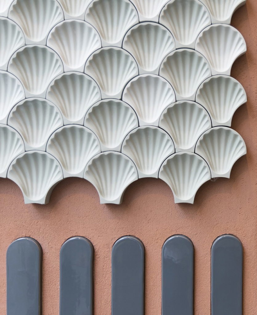 Carrelage coquillage Rocaille, design Cristina Celestino, collection Giardino delle Delizer