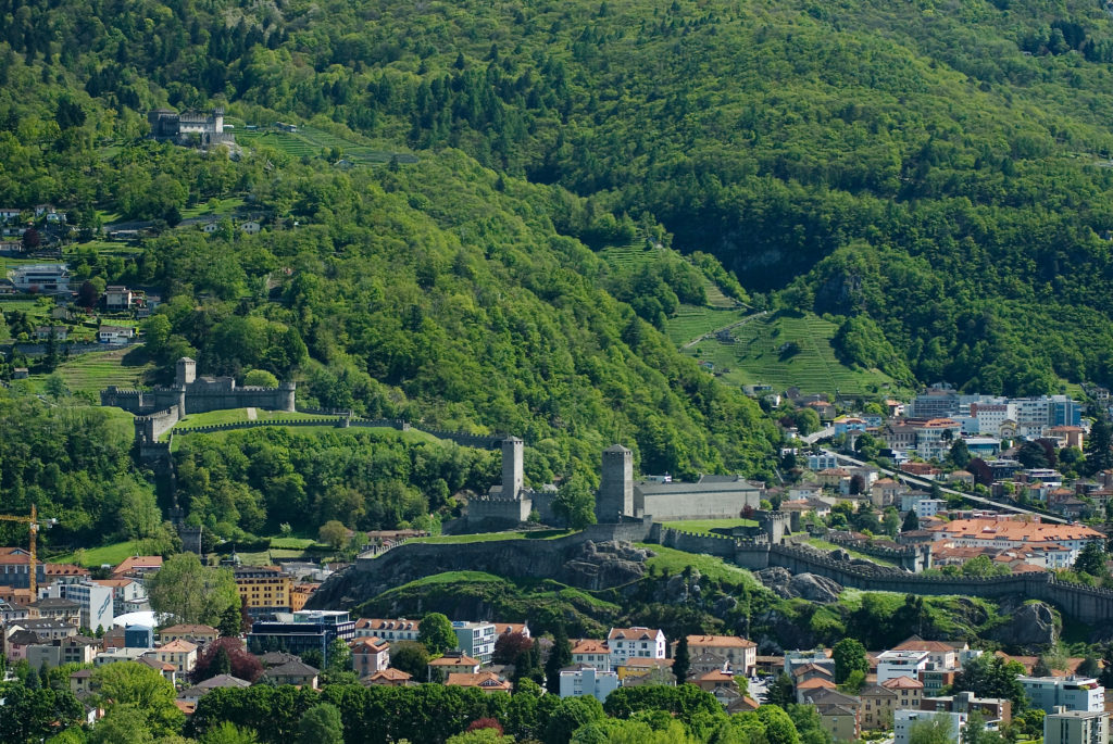 castelli panoramica Ticino Turismo