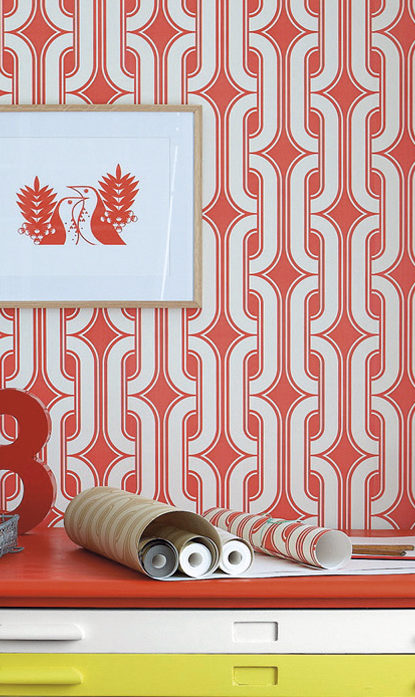 Couleurs vintage. Nuancier psychédélique des années soixante-dix, septante, seventies. Little Greene