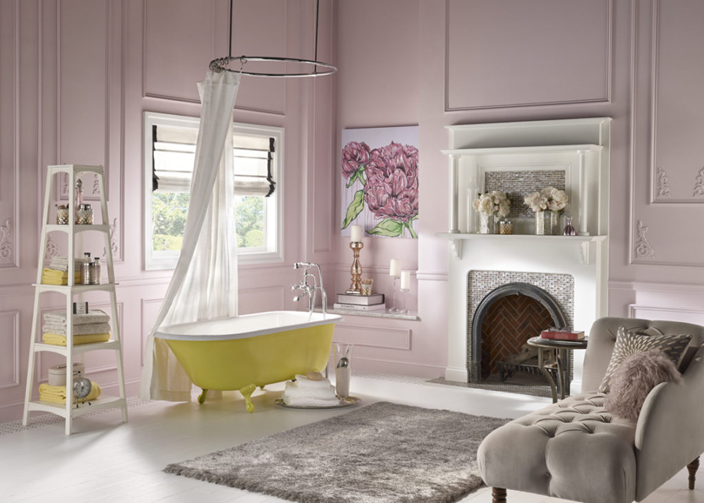 Peinture, décoration, couleur unie, total look et monochrome