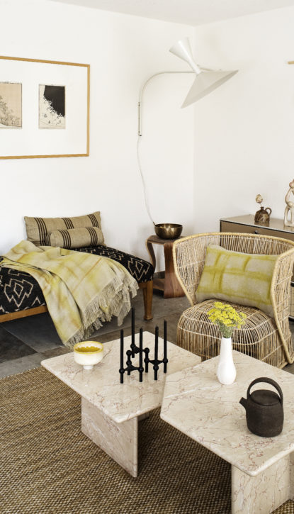 décoration avec des matériaux naturels