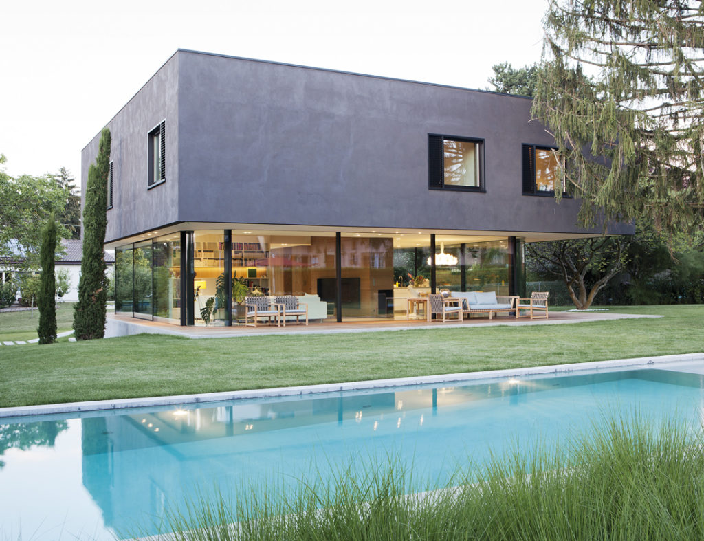 Matériaux de façades, maisons suisses façade chaux