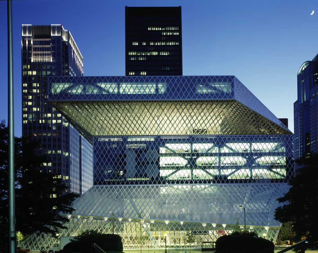 La bibliothèque centrale de Seattle (Seattle Central Library) 2004. Rem Koolhaas.