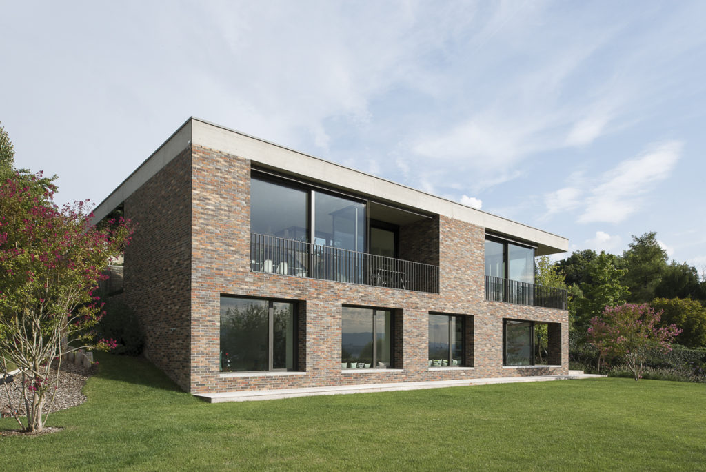 Matériaux de façades, maisons suisses façade brique