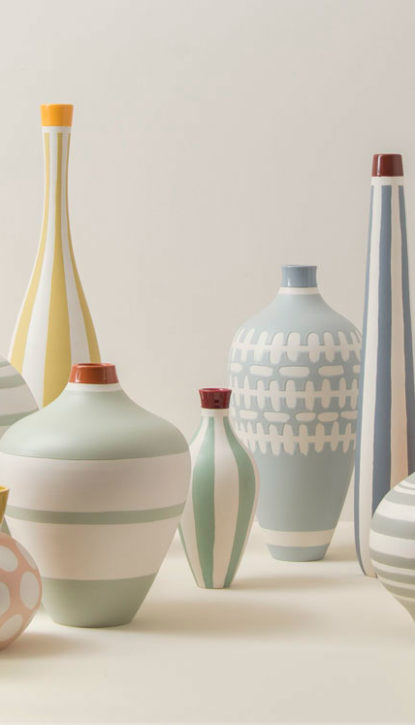 vases signés d'architectes célèbres