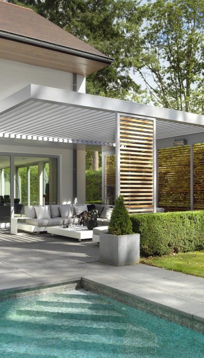 Arbiter sa terrasse avec une pergola bioclimatique