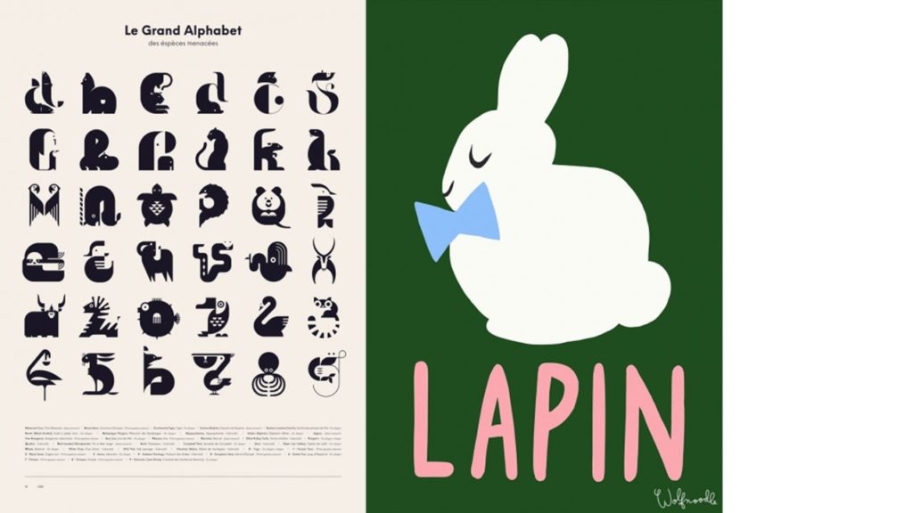 Affiches et posters d’artistes, de designers, de graphistes et d’illustrateurs modernes et contemporains.