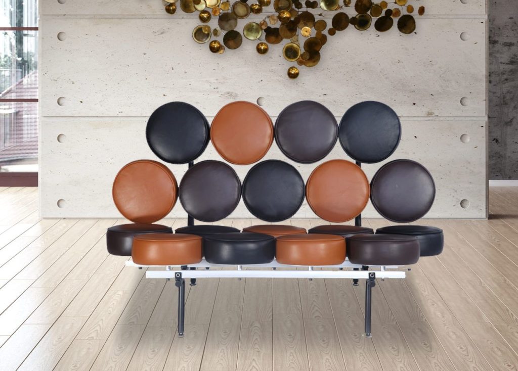 Canapé au design original, atypique et insolite. Marshmallow, Vitra.