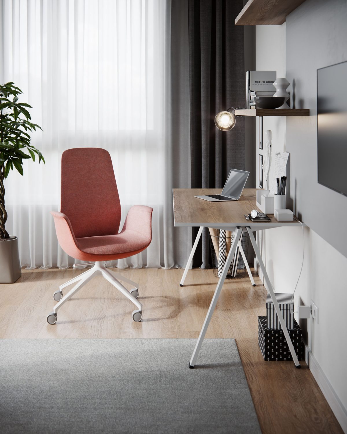 des chaises de bureau accessibles et esthétiques pour le télétravail —  kraft & carat