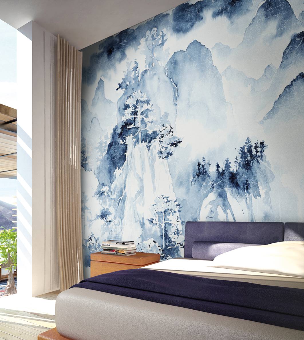 Poster mural Dunes de neige : papier peint paysage pour chambre