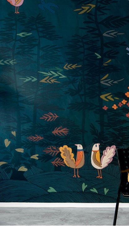 zoomorphisme, design de meuble et d'accessoire de décoration en forme d'animaux. papier peint