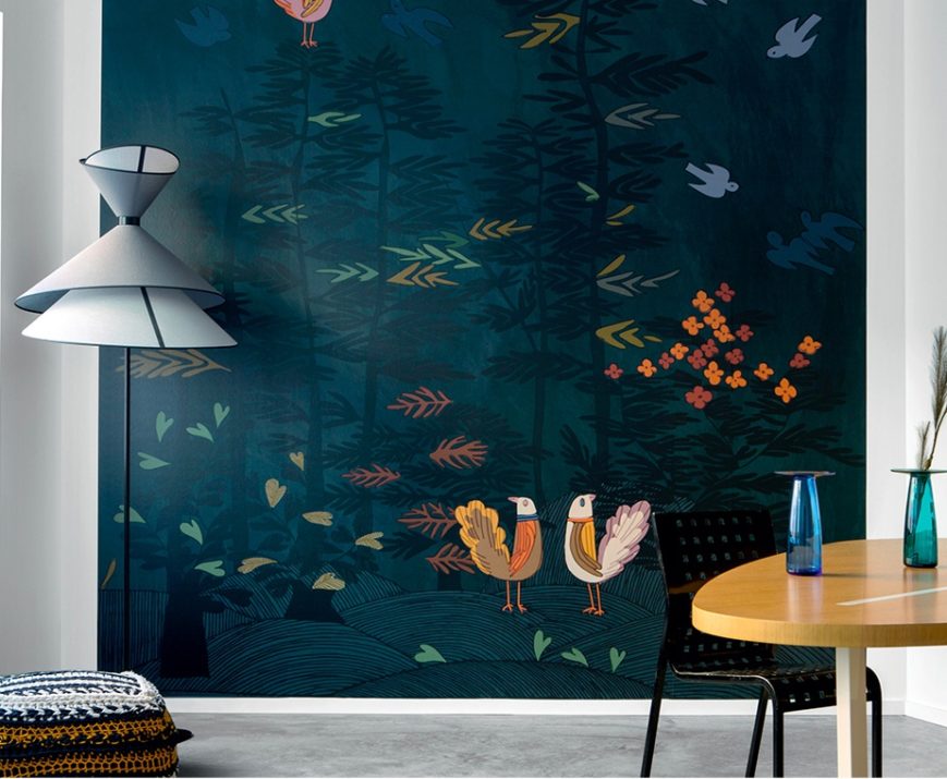 zoomorphisme, design de meuble et d'accessoire de décoration en forme d'animaux. papier peint