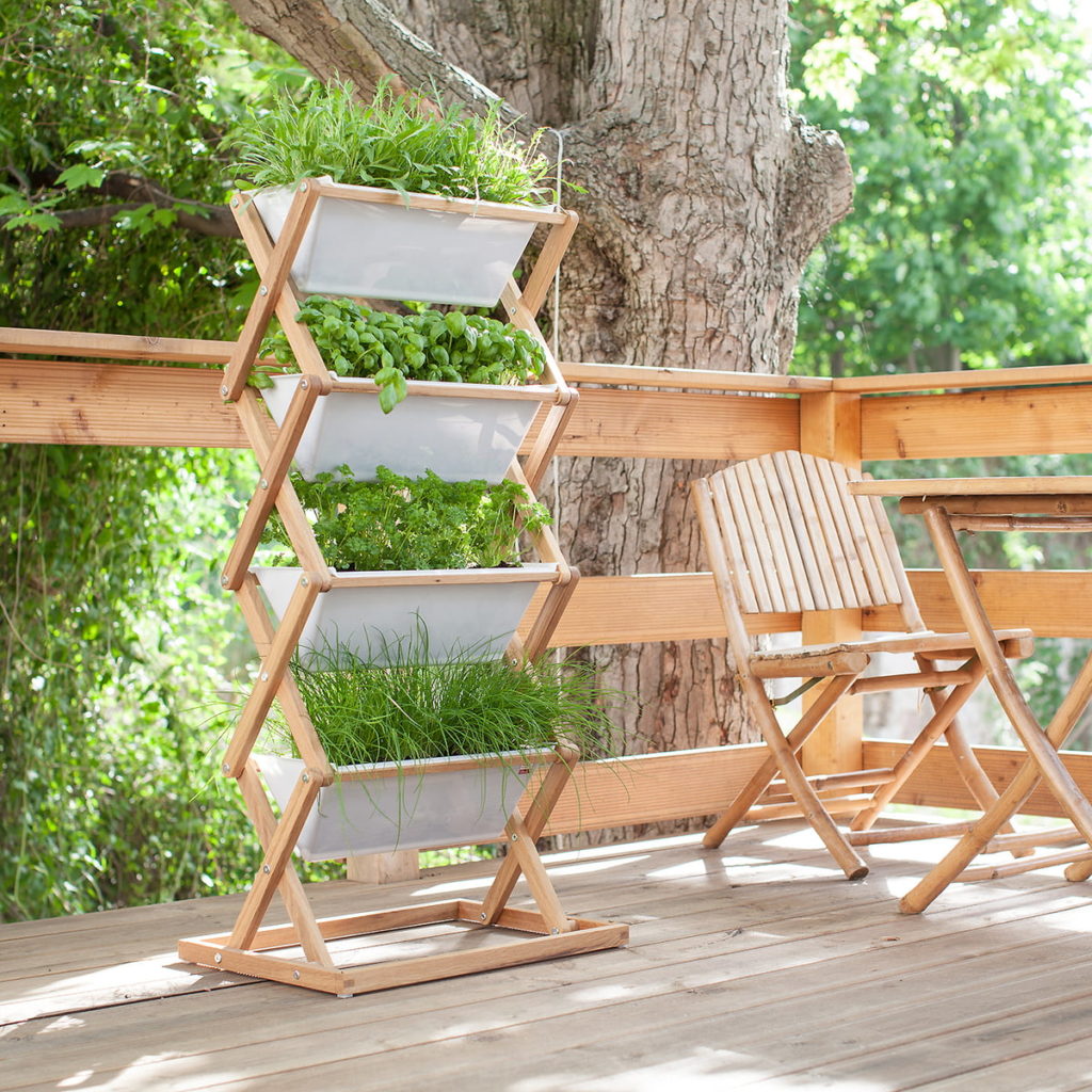 Jardin et potager vertical design pour terrasse et balcon