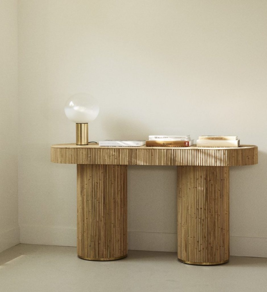 Meuble, console inspirée des seventies et pour créer une décoration des années 70