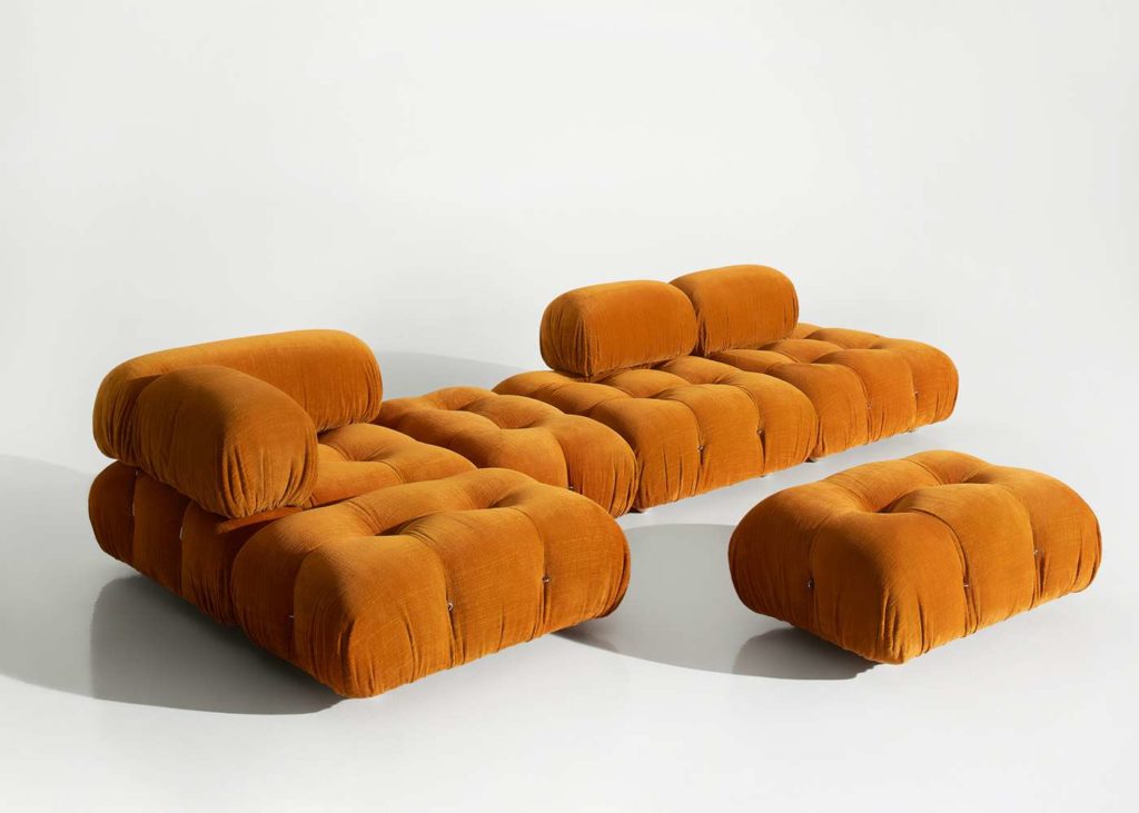 Meuble, canapé des seventies et pour créer une décoration des années 70