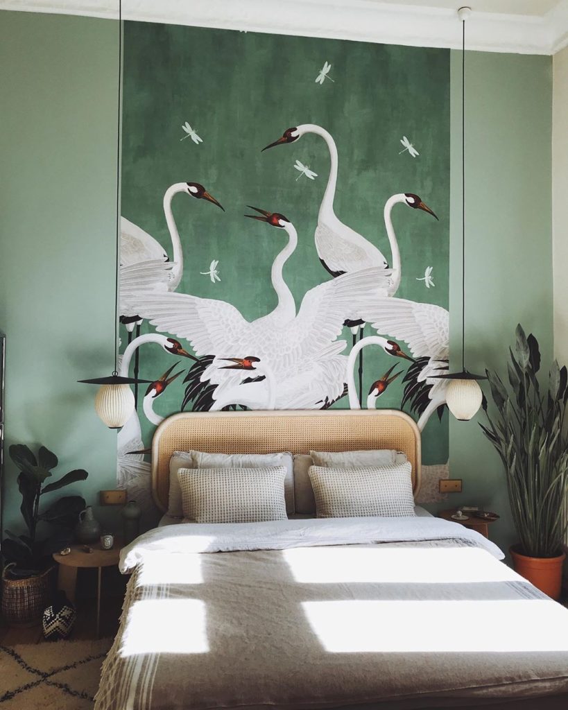 Chambre et lit de luxe, moderne et contemporain
