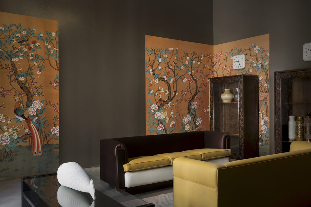 Choisir une peinture de salon. Exemple de couleur adaptée.