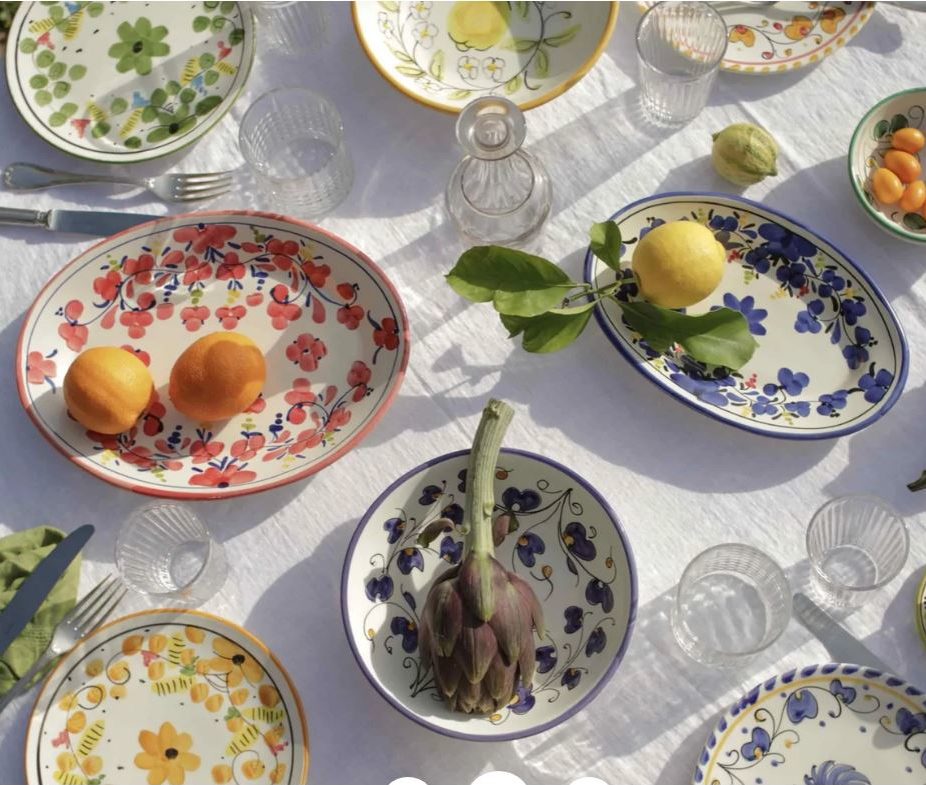 Maison Arts de la table Vaisselle Assiettes Collection Assiettes Assiette porcelaine 