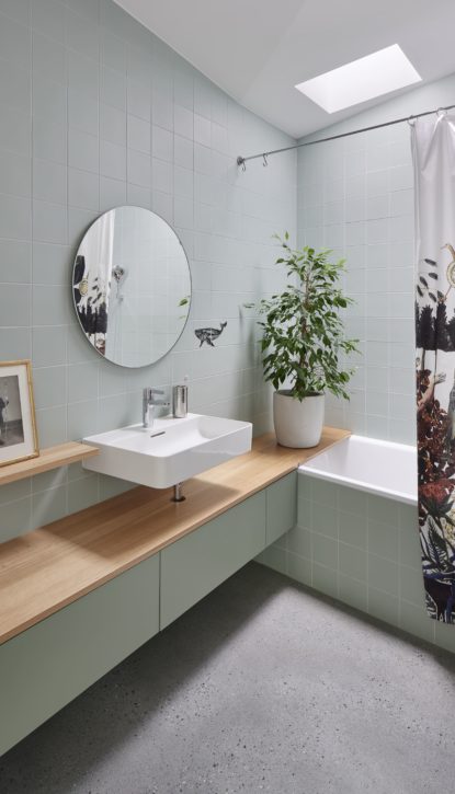 Les nouvelles couleurs de la salle de bain