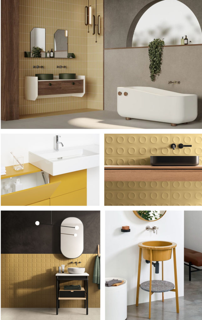 Les nouvelles couleurs tendance de la salle de bain.