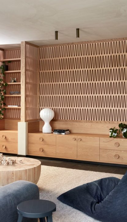 La brique utilisée en décoration.