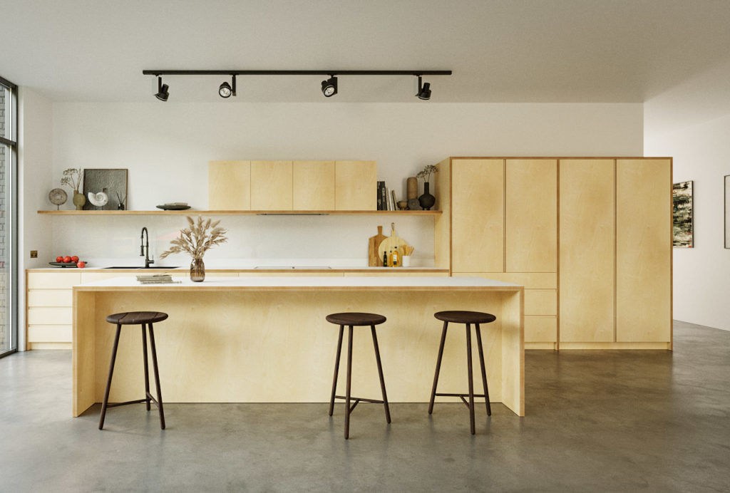 Finitions portes cuisine possibles. Les façades s'amusent.