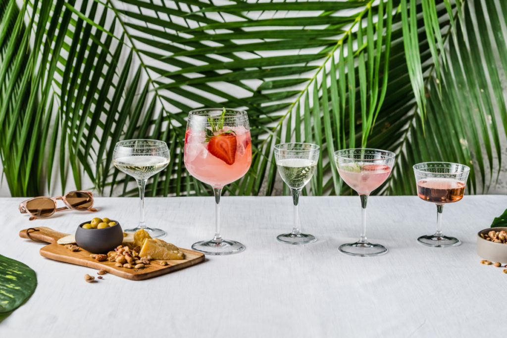 Verres à cocktails design pour le Spritz