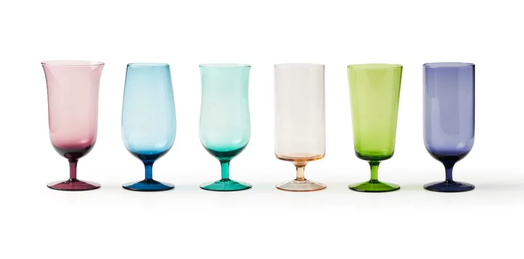 Verres à cocktails design.