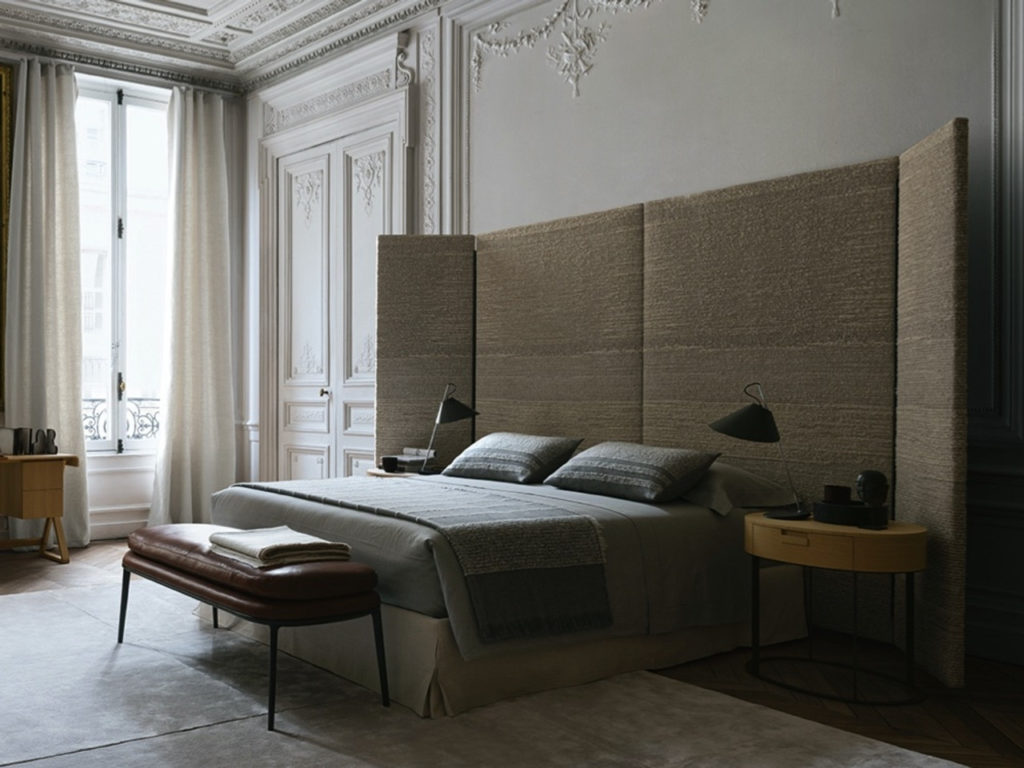 Chambre et lit de luxe, moderne et contemporain