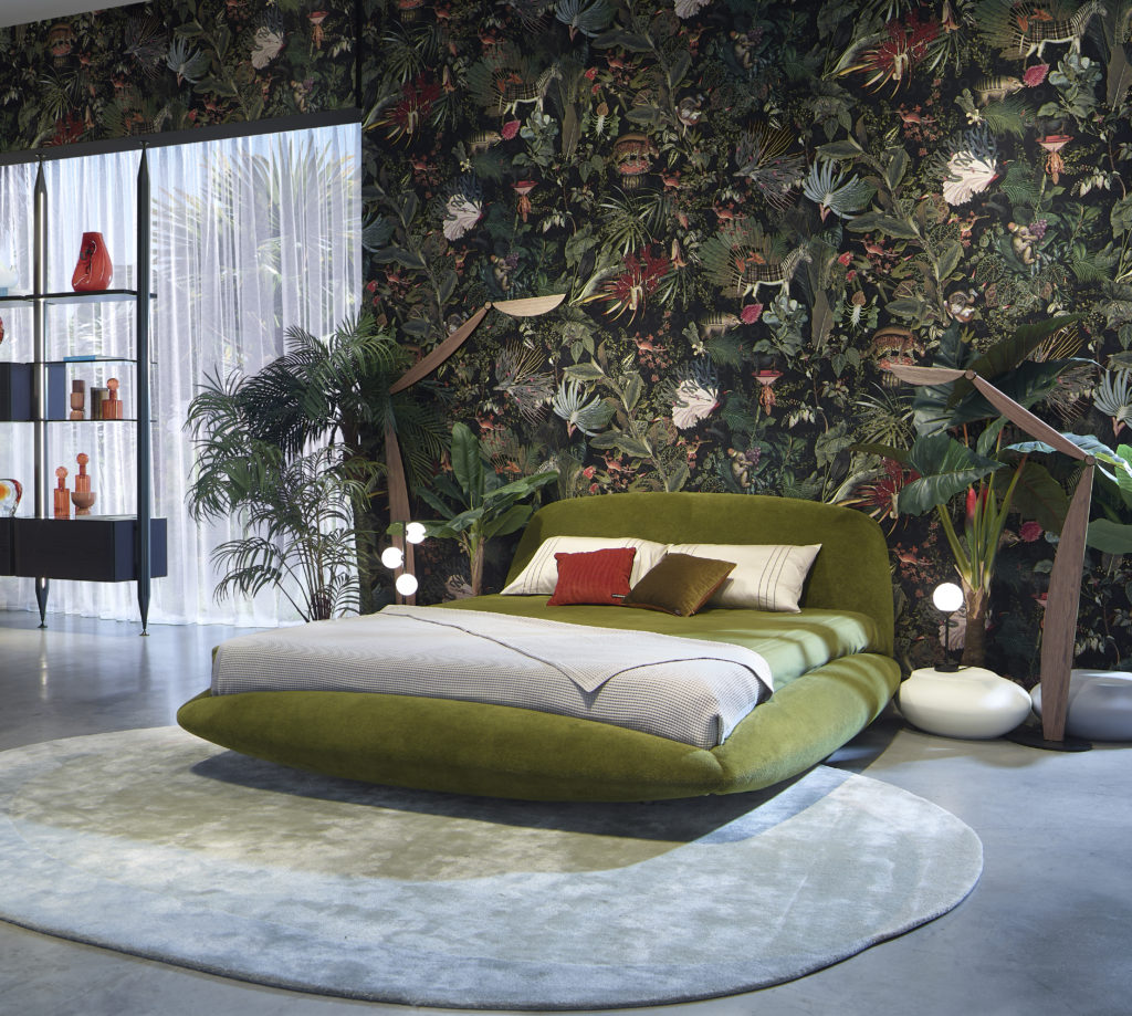Chambre et lit de luxe, moderne et contemporain