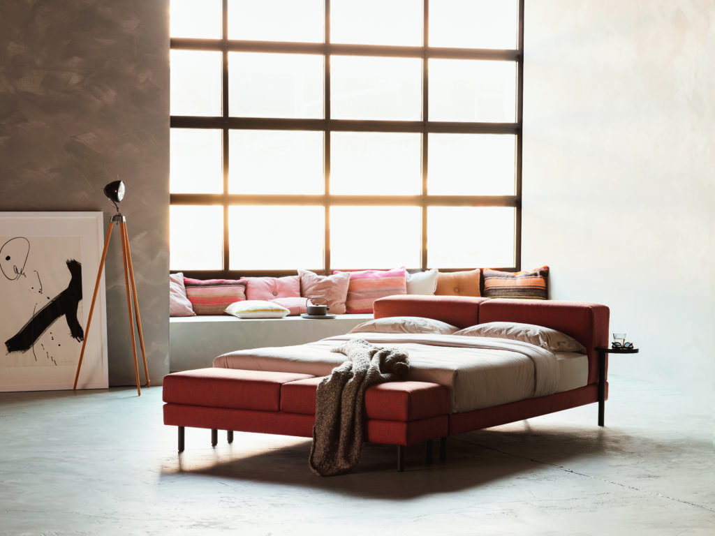 Chambre et lit de luxe, moderne et contemporain
