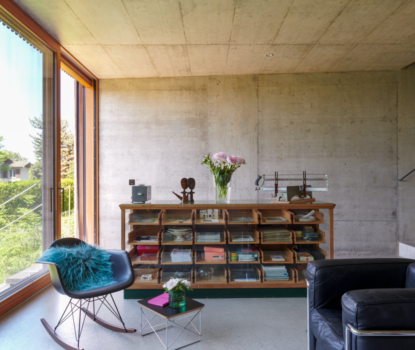 Le minimalisme chaleureux d'une maison à Lausanne