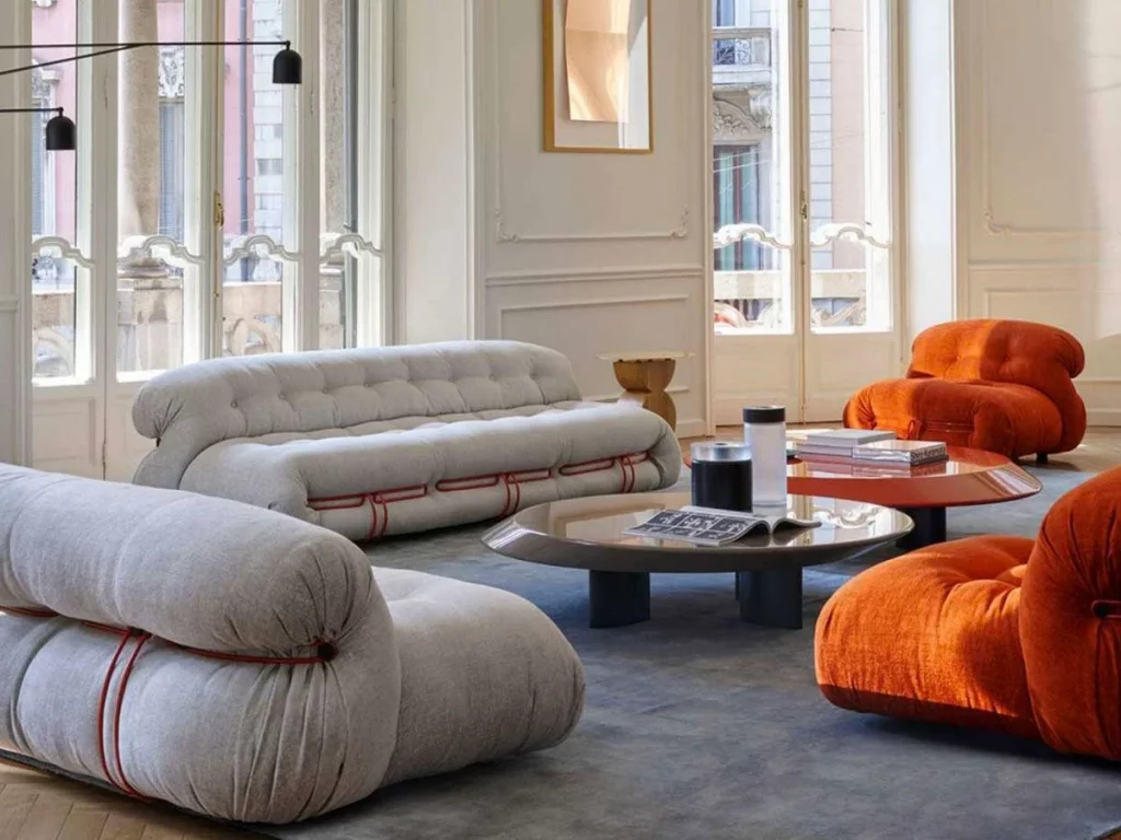 La grande tendance du canapé: le style seventies, 70!