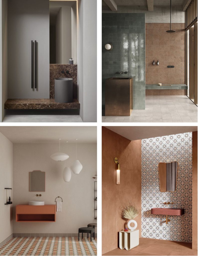La salle de bain couleur par couleur